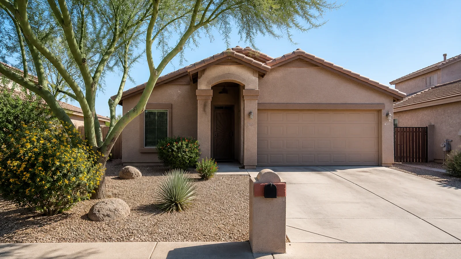 Entry-level Phoenix house a down payment assistance buyer might tour