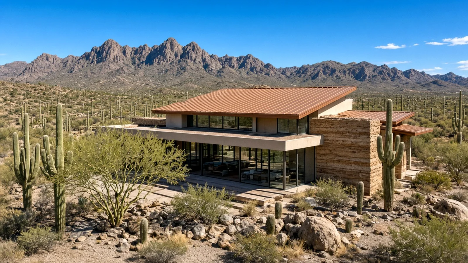 Daytime Phoenix-area house for the Arizona buyers and homeowners Paige Martinez originates for