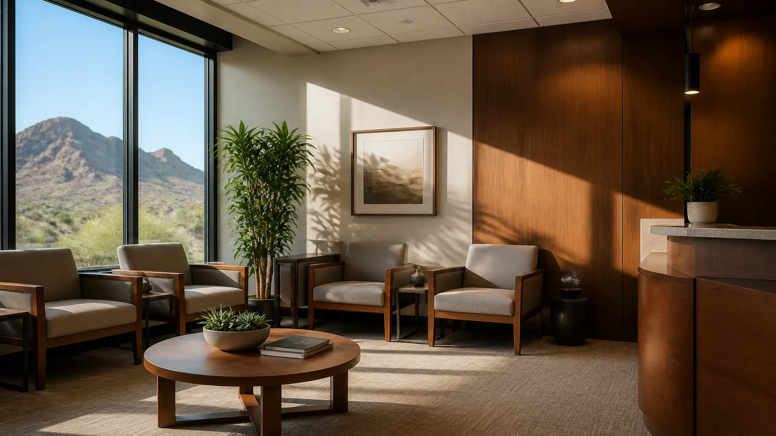 Quiet Phoenix waiting area