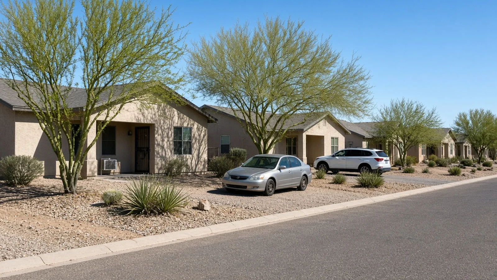 Arizona rental street used to estimate rent versus the housing payment