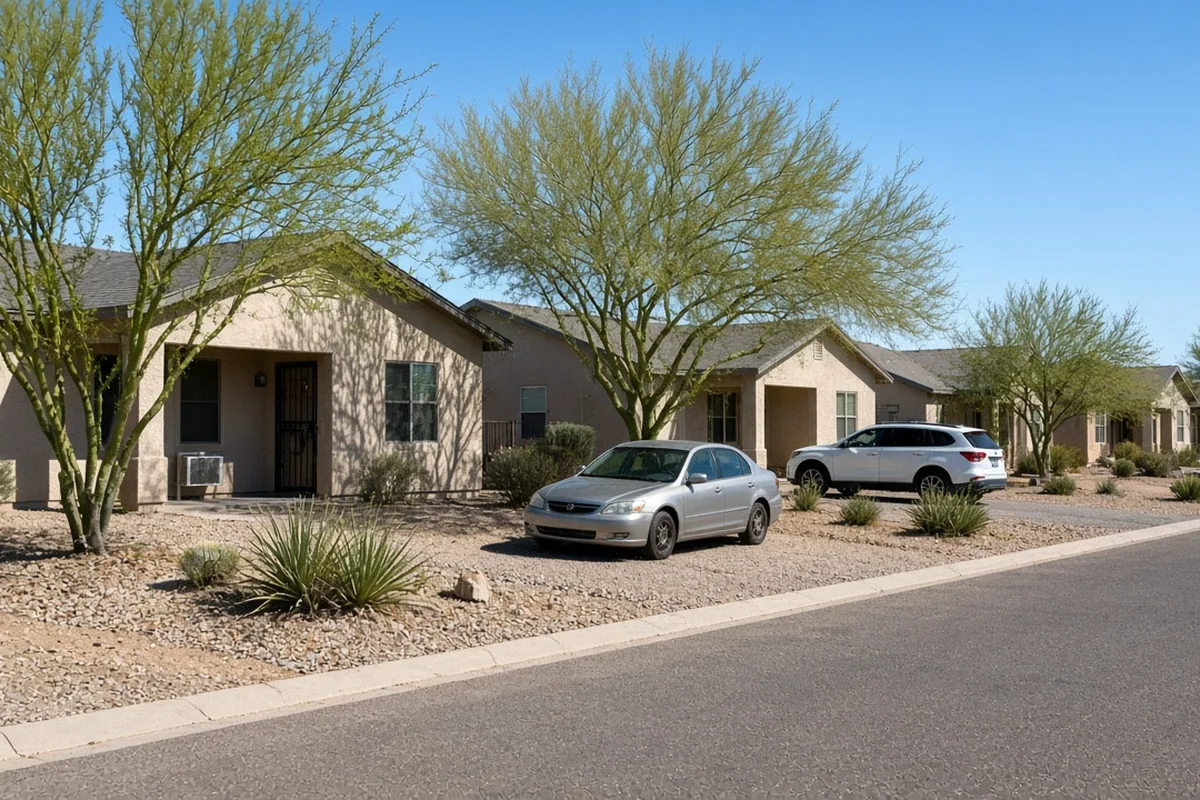 Arizona rental street used for a DSCR rent versus payment conversation